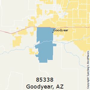 ZIP Code 85338 Info, Map, Demographics for Goodyear, AZ.